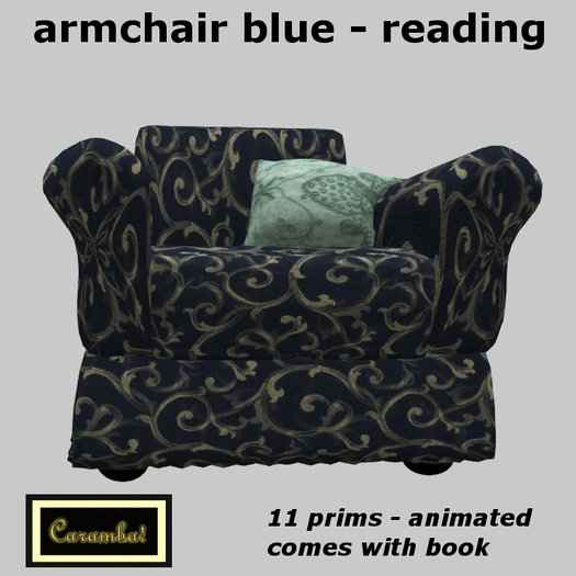 armchair  (blue) - reading