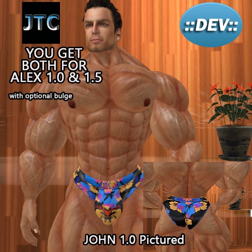 JTC DEV POSER BLK ORG BLUE HIBICUS 003 ALEX(x1)(X1.5)CRATE