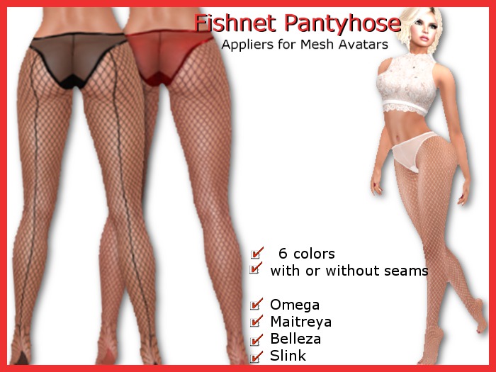 fishnet Pantyhose appliers