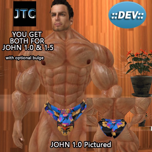 JTC DEV POSER BLK ORG BLUE HIBISCUS 003JOHN(x1)(X1.5)CRATE