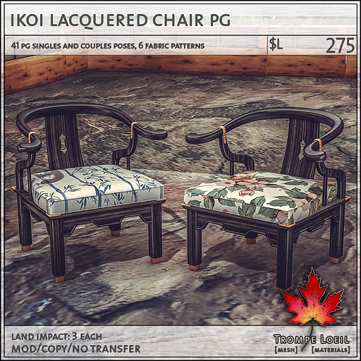 Trompe Loeil - Ikoi Lacquered Chair PG [mesh]