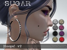 SUGAR - HOOPS! V2 - (METALIC SOLIDS HUD) BAGGED