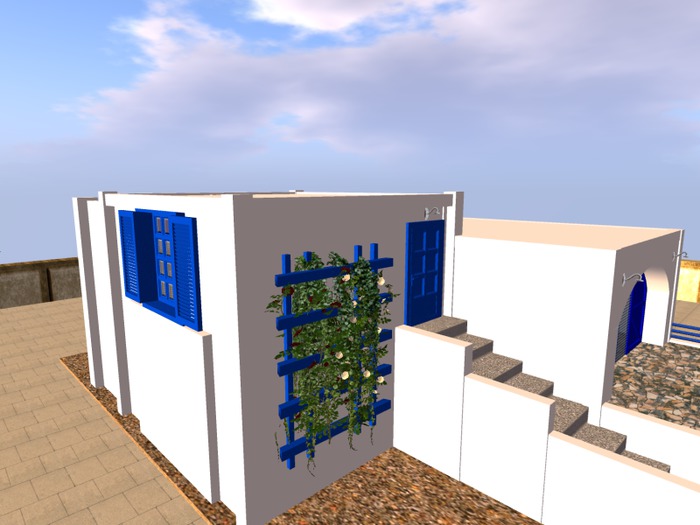 HOUSE FROM GREEK ISLAND   134 PRIM   26 x 34