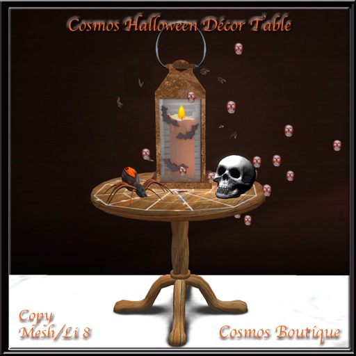 Cosmos Halloween Decor Table (BOX)