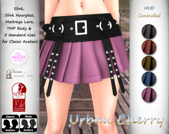 ***Urban Cherry*** Leah Skirt DEMO