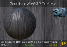 JU Dark Slab Wood 3D Textures Full Perm