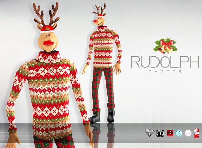 CA RUDOLPH REINDEER AVATAR