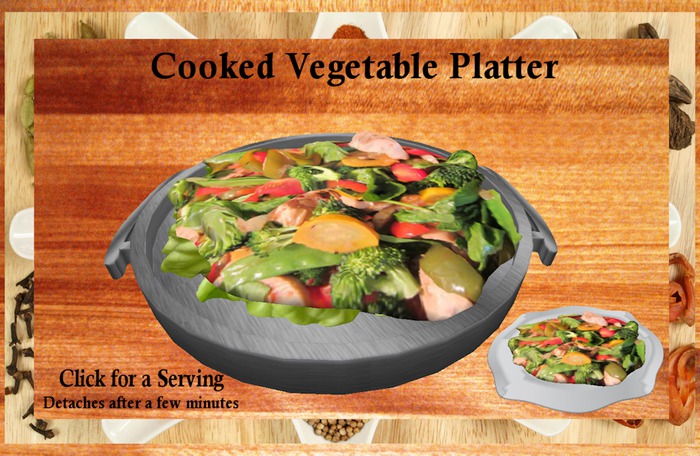 Kitchen Nibbles Cooked Vegetable Platter BOX