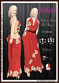 #GIFT#Delicatt Couture - Sexy Dress Katherine - Red Flowers