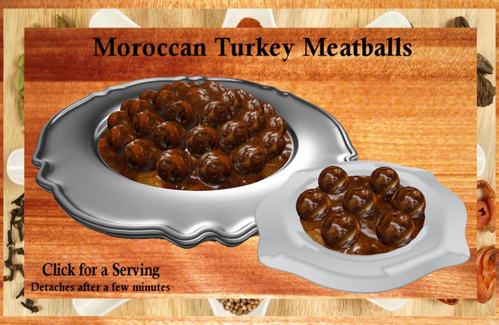Kitchen Nibbles Moroccan Turkey Meatballs BOX