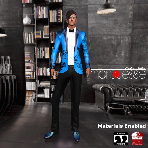 [Marquesse] Musical Suit Blue