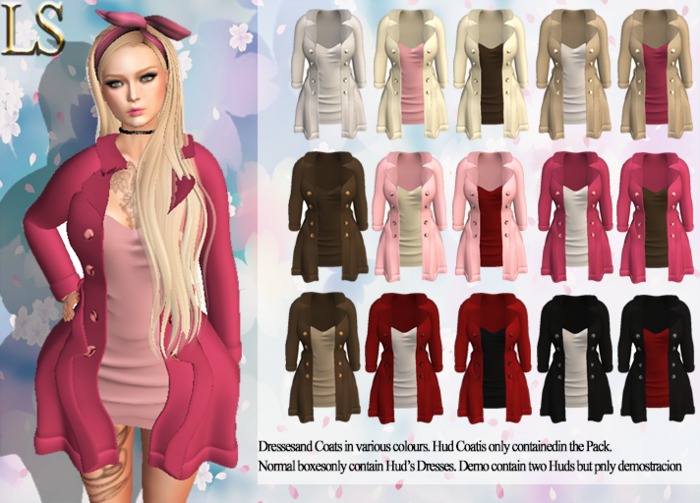 LS - AMANDA COAT SET PACK DEMO