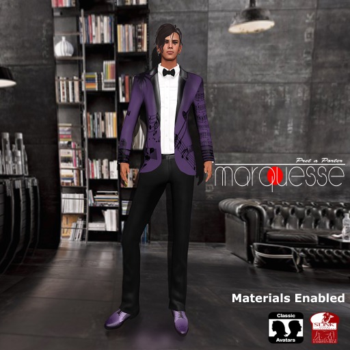 [Marquesse] Musical Suit Purple