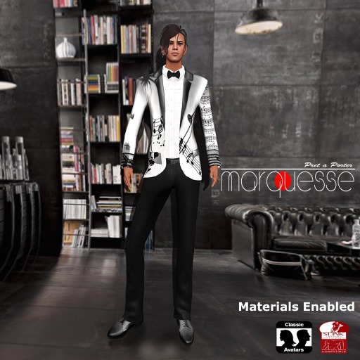 [Marquesse] Musical Suit White