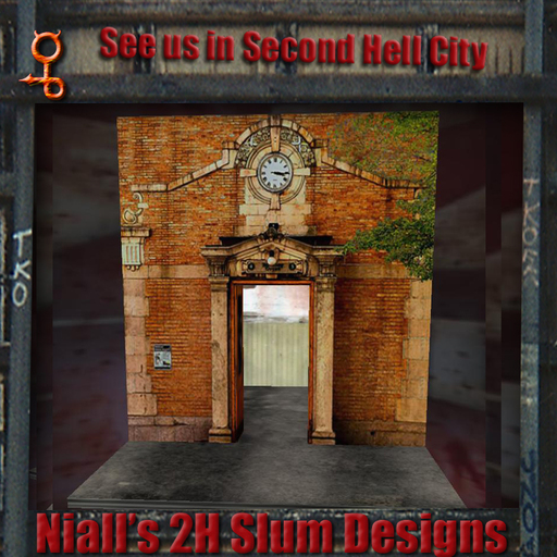 2H Building - Clock Door (10x15)