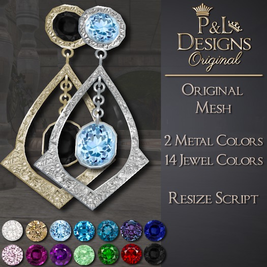 [P&L] - Formal Drop Earrings - FatPack