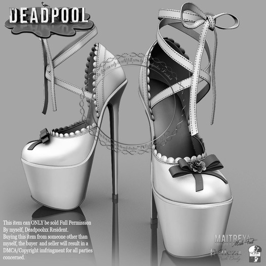 ** DEMO**FLOWER SHOE SLINK RIGHT