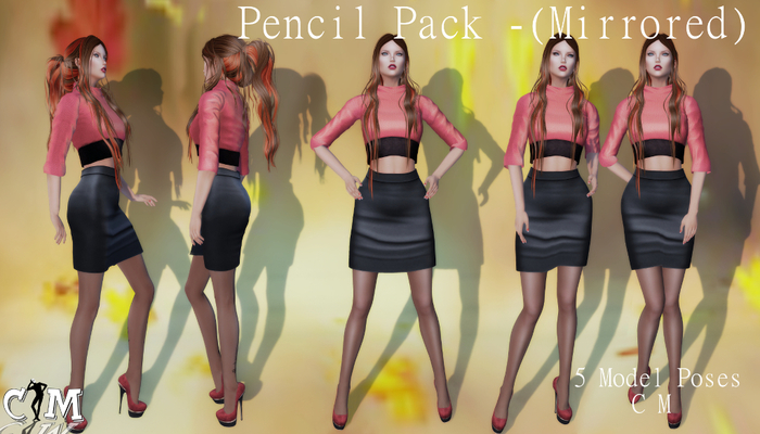 *CM*  Pencil Mirrored Model - BOX