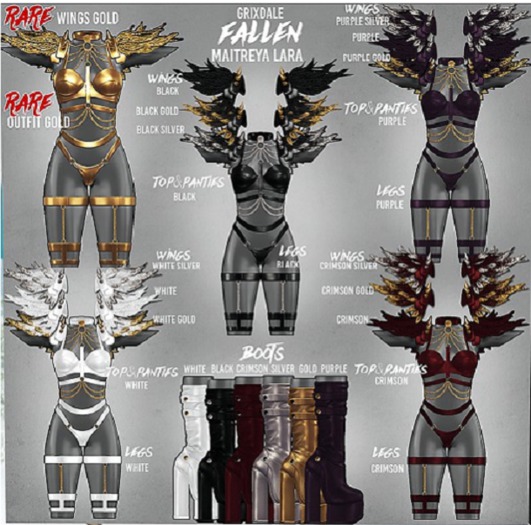 Grixdale - Fallen - Wings - Purple  [box]