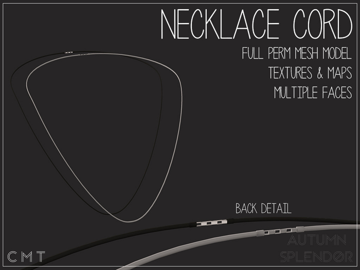 ::Autumn Splendor:: Full Perm Necklace Cord