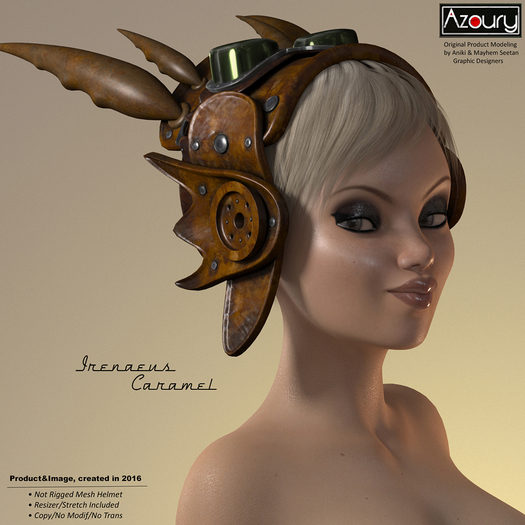 AZOURY - Irenaeus Helmet [Caramel]