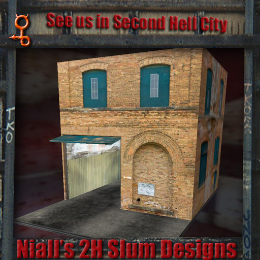 2H Building - Blue-Green Garage (10x15)