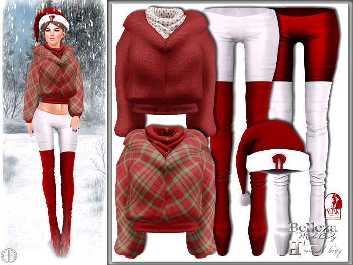 [hh] Almeda Xmas Outfit (BOXED)