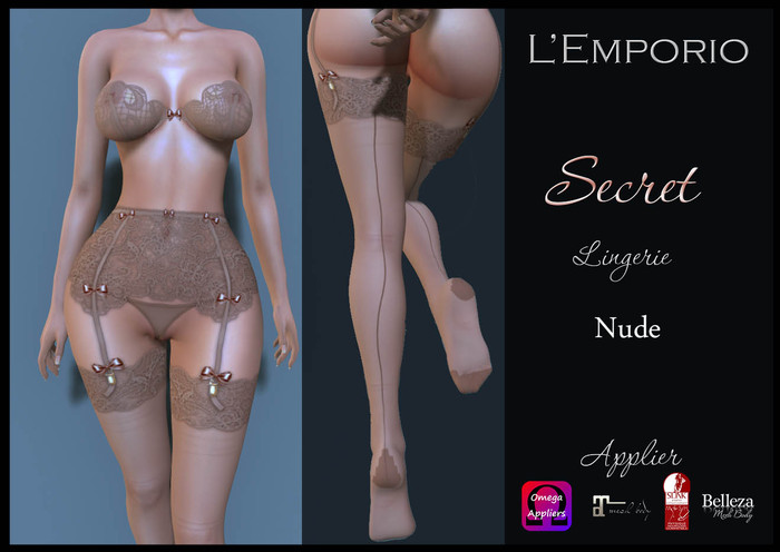 L'Emporio ::*Secret*:: -Lingerie- Nude    (Boxed)