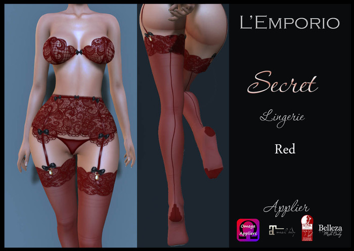 L'Emporio ::*Secret*:: -Lingerie- Red    (Boxed)
