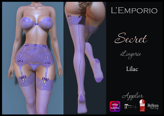 L'Emporio ::*Secret*:: -Lingerie- Lilac    (Boxed)