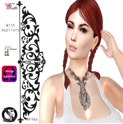 *IONIC::FASHION* Aries TATTO (Zodiac Sign)