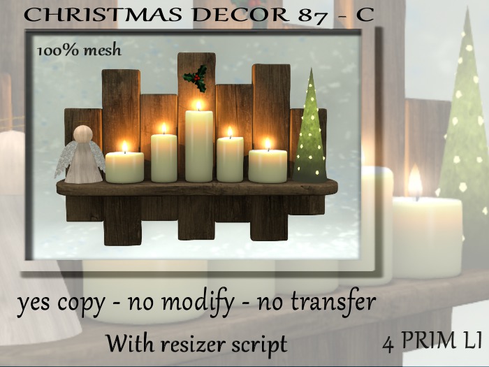 !Moril Creations! CHRISTMAS DECOR 87 - C