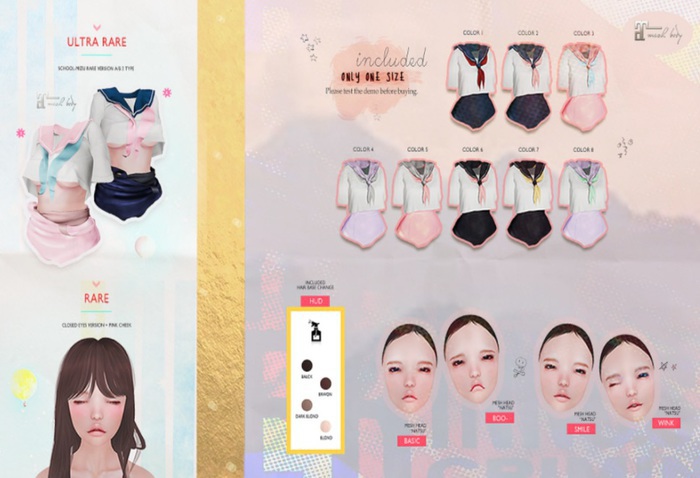 . offbeat . summer noon : natsu head close RARE
