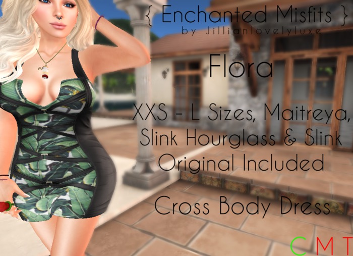 {EM} - Cross Body Dress - Flora
