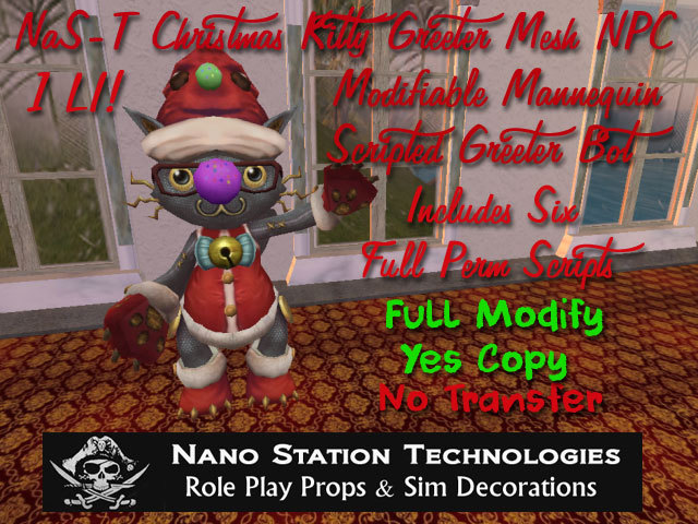Christmas Kitty Greeter NPC