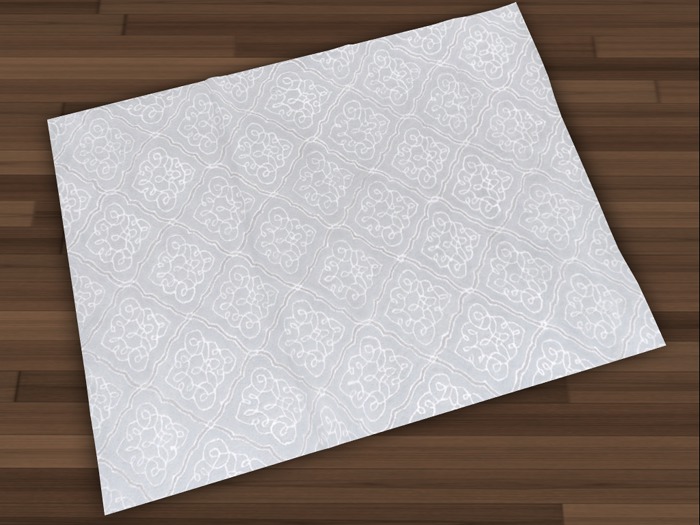 Mesh Rug Winter White 3