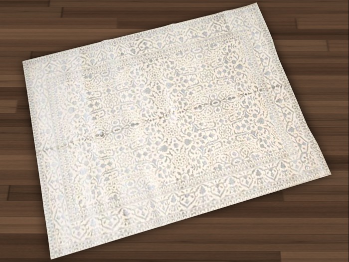 Mesh Rug Winter White 5