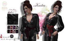 .::Pretty Katia - Black Satin IV::. Pantsuit on Mini HUD
