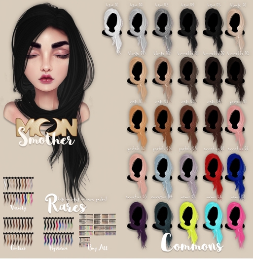 Moon. Hair. // Smother - Neons 03