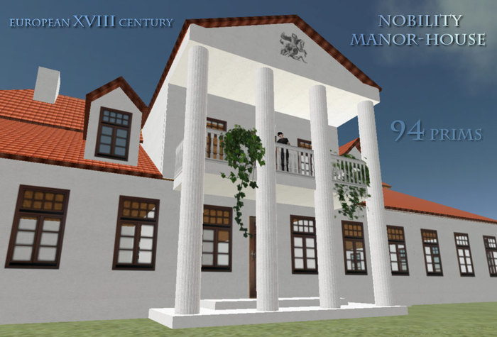 Second Life Marketplace - European XVIII century nobility manor-house ...