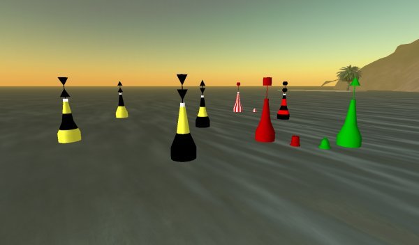 Navigation Buoys Set