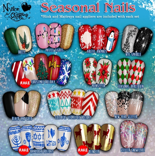 (NO) Art Nails  - Reindeer Bag RARE
