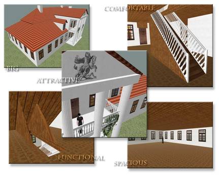 Second Life Marketplace - European XVIII century nobility manor-house ...