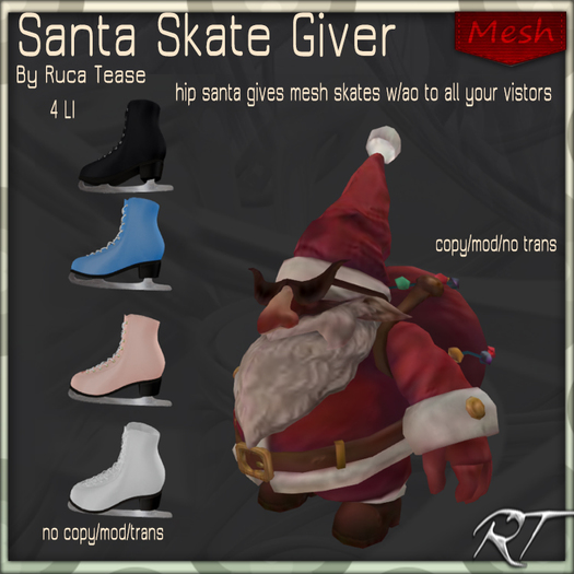 RT-SANTA SKATE GIVER
