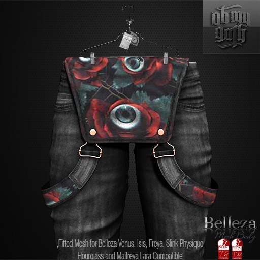 Oh My Goth Overall rose