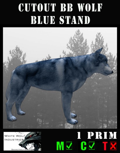 Cutout BioBreeds Wolf Blue