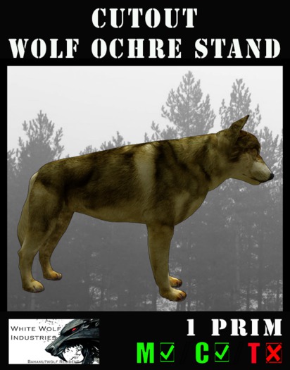 Cutout BB Wolf Ochre