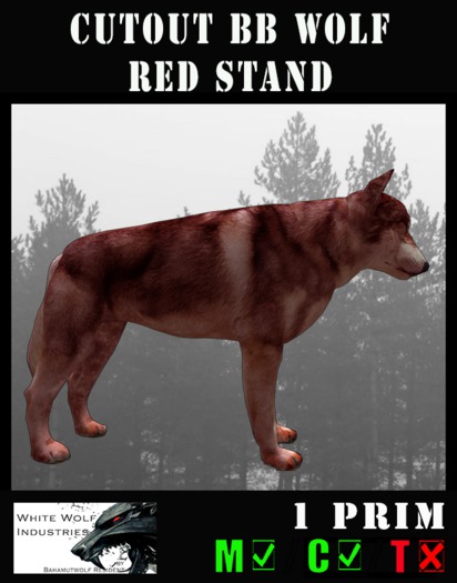 Cutout BB Wolf Red