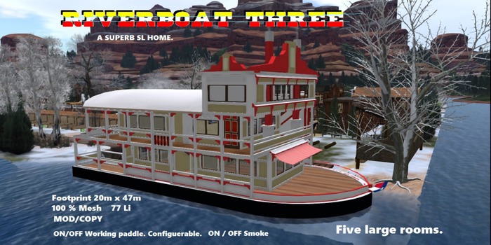 Boat Three Rez faux