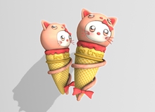 Vanilla & Sherbet Mix Ice Cream No.3 Box